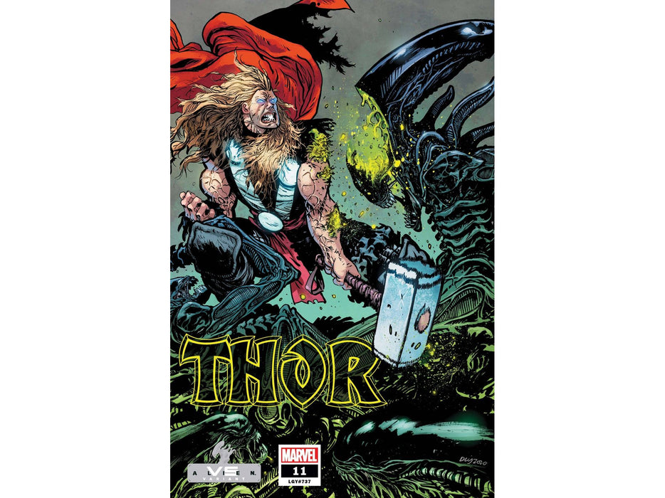 Comic Books, Hardcovers & Trade Paperbacks Marvel Comics - Thor 011 - Daniel Warren Johnson Marvel vs Alien Variant Edition - 5467 - Cardboard Memories Inc.