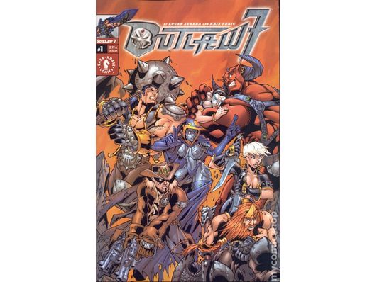 Comic Books Dark Horse Comics - Outlaw 7 #1 - 0250 - Cardboard Memories Inc.