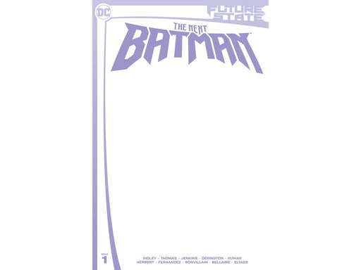 Comic Books DC Comics - Future State - The Next Batman 001 - Blank Card Stock Variant Edition - 4966 - Cardboard Memories Inc.