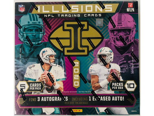 Sports Cards Panini - 2020 - Football - Illusions - Hobby Box - Cardboard Memories Inc.