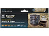 Paints and Paint Accessories Acrylicos Vallejo - Wizkids - Wood and Steel - Premium Set - Cardboard Memories Inc.