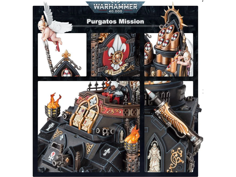Collectible Miniature Games Games Workshop - Warhammer 40K - Adepta Sororitas - Battleforce - Purgatos Mission - 52-43 - Cardboard Memories Inc.