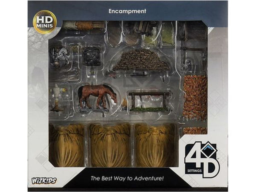 Role Playing Games Wizkids - Pathfinder - Premium Miniatures - 4D Setting Encampment - 75000 - Cardboard Memories Inc.