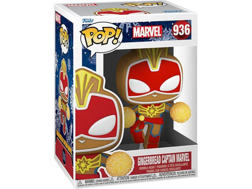 Action Figures and Toys POP! - Marvel - Gingerbread Captain Marvel - Cardboard Memories Inc.