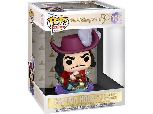 Action Figures and Toys POP! - Movies - Walt Disney World 50 - Captain Hook at the Peter Pan Flight Attraction - Cardboard Memories Inc.