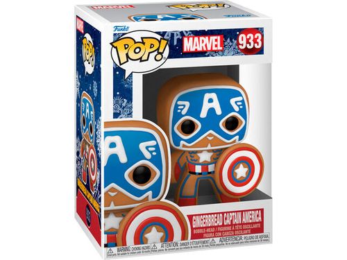 Action Figures and Toys POP! - Marvel - Gingerbread Captain America - Cardboard Memories Inc.