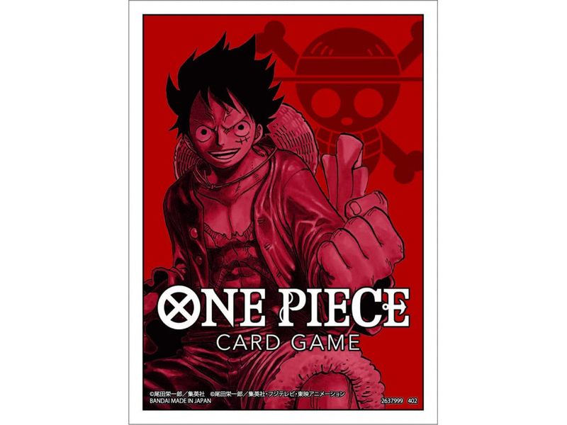 Bandai - One Piece Card Game - Luffy - Card Sleeves - Standard 70ct Cardboard Memories Inc. Bandai - One Piece Card Game - Luffy - Card Sleeves - Standard 70ct Cardboard Memories Inc.