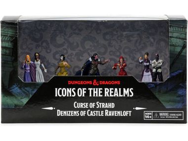 Role Playing Games Wizards of the Coast - Dungeons and Dragons - Icons of the Realms - Curse of Strahd - Denizens of Castle Ravenloft - Cardboard Memories Inc.