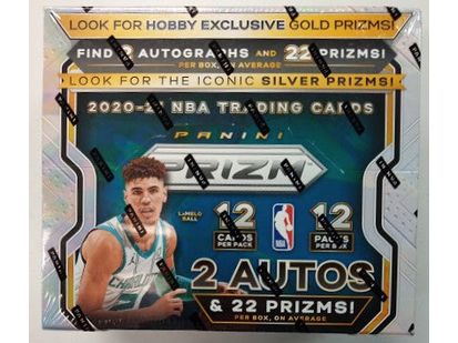 Sports Cards Panini - 2020-21 - Basketball - Prizm - Hobby Box - DENTED BOX! - Cardboard Memories Inc.