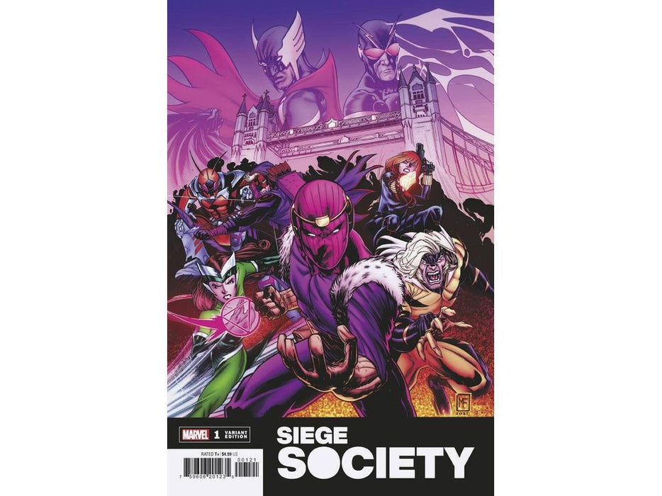 Comic Books Marvel Comics - Heroes Reborn Siege Society 001 - Ferreira Variant Edition (Cond. VF-) - 11447 - Cardboard Memories Inc.