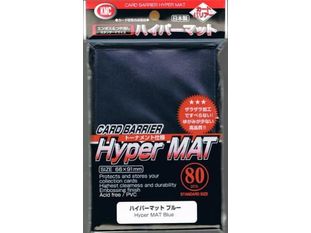 Supplies KMC Card Barrier - Standard Size - Hyper Mat Blue - 80ct - Cardboard Memories Inc.