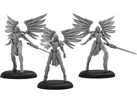 Collectible Miniature Games Privateer Press - Warmachine - Convergence of Cyriss - Negation Angels - Unit Blister - PIP 36035 - Cardboard Memories Inc.