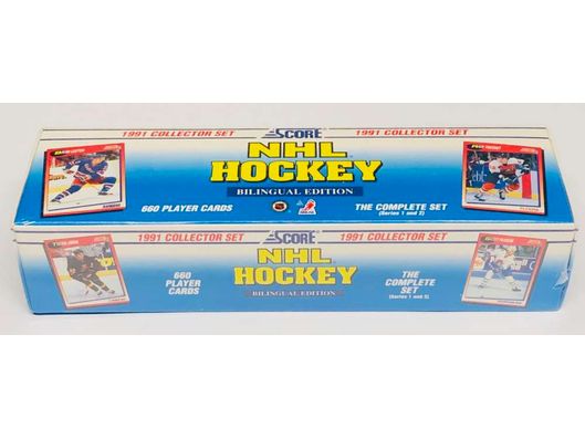 Sports Cards Score - 1991 - Hockey - Bilingual Edition - Collector Set - Cardboard Memories Inc.