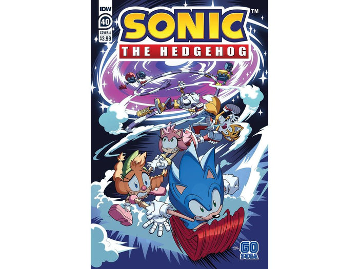 Comic Books IDW Comics - Sonic the Hedgehog 040 (Cond. VF-) - 11449 - Cardboard Memories Inc.