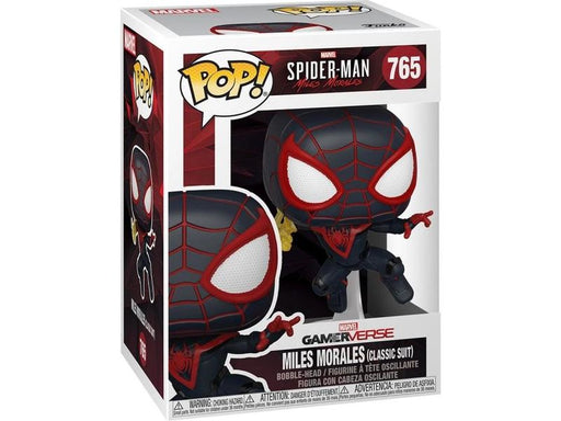 Action Figures and Toys POP! -  Movies - Marvel Spider-Man Miles Morales - Miles Morales Classic Suit - Gamerverse - Cardboard Memories Inc.