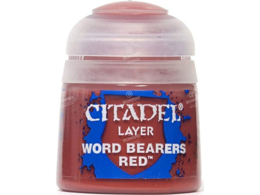 Paints and Paint Accessories Citadel Layer - Word Bearers Red - 22-91 - Cardboard Memories Inc.