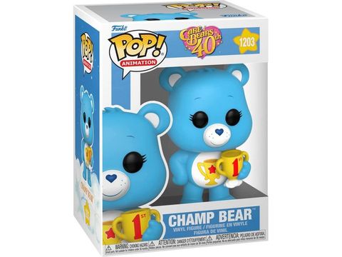 Action Figures and Toys POP! - Animation - Care Bears 40th Anniversary - Champ Bear - Cardboard Memories Inc.