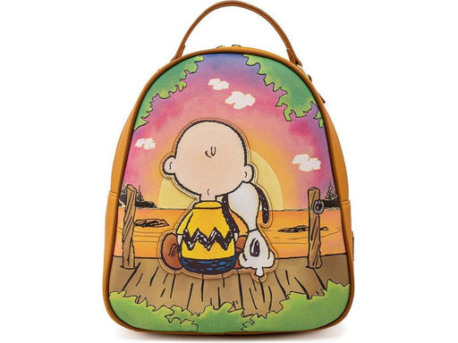 Supplies Loungefly - Peanuts - Charlie Brown and Snoopy Sunset  - Backpack - Cardboard Memories Inc.