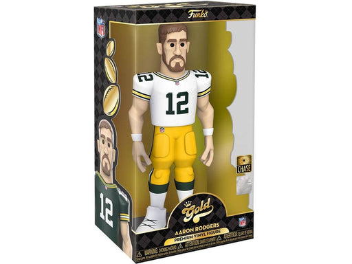 Action Figures and Toys Funko - Gold - Sports - NFL - Green Bay Packers - Aaron Rodgers - 12" Premium Figure - Chase - Cardboard Memories Inc.