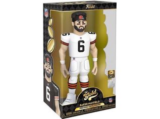 Action Figures and Toys Funko - Gold - Sports - NFL - Cleveland Browns - Baker Mayfield - 12" Premium Figure - Chase - Cardboard Memories Inc.