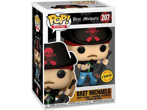 Action Figures and Toys POP! - Music - Bret Michaels with Hat - Chase - Cardboard Memories Inc.