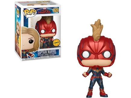 Action Figures and Toys POP! - Movies - Captain Marvel - Captain Marvel Chase - Cardboard Memories Inc.