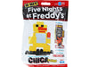 Action Figures and Toys McFarlane Toys - Five Nights at Freddys 8-Bit Buildable Figure: Chica Plush - Cardboard Memories Inc.