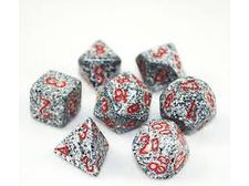 Dice Chessex Dice - Speckled Granite - Set of 7 - CHX 25320 - Cardboard Memories Inc.