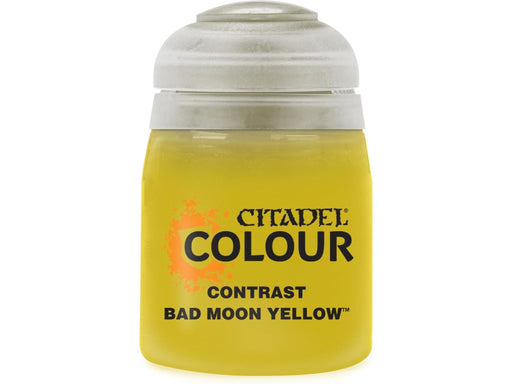 Paints and Paint Accessories Citadel Contrast Paint - Bad Moon Yellow - 29-53 - Cardboard Memories Inc.
