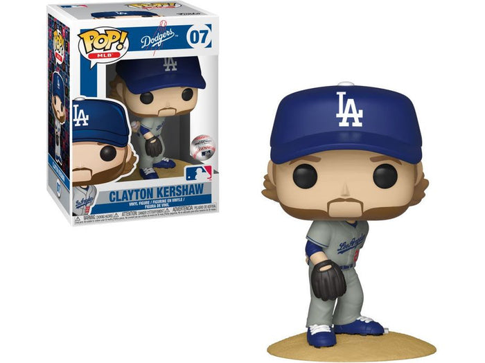 Action Figures and Toys POP! - Sports - MLB - Los Angeles Dodgers - Clayton Kershaw - Cardboard Memories Inc.