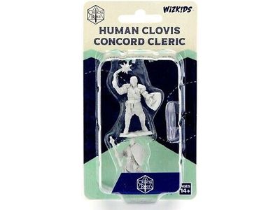 Role Playing Games Wizkids - Critical Roll - Unpainted Miniatures - Human Clovis Concord - 90385 - Cardboard Memories Inc.