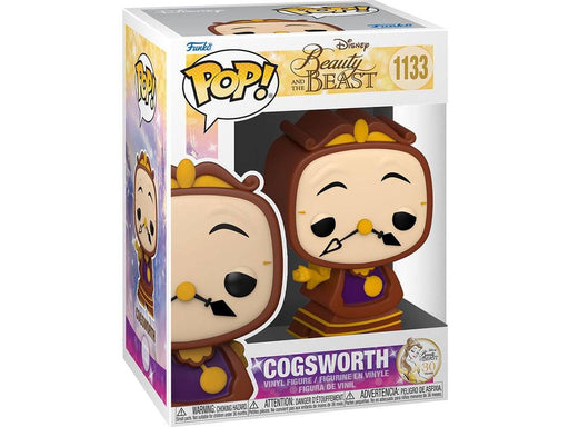 Action Figures and Toys POP! - Disney - Beauty and The Beast - Cogsworth - Cardboard Memories Inc.