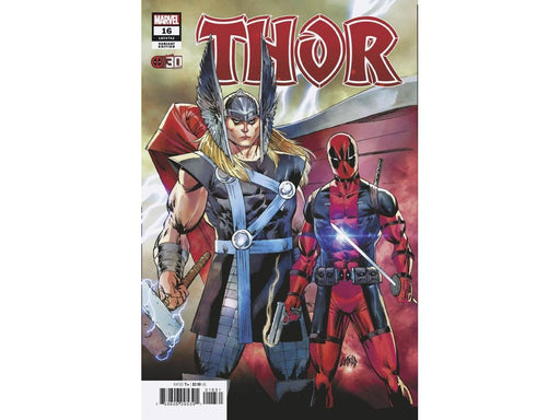 Comic Books Marvel Comics - Thor 016 - LIEFELD DEADPOOL 30TH VAR (Cond. VF-) - 11569 - Cardboard Memories Inc.