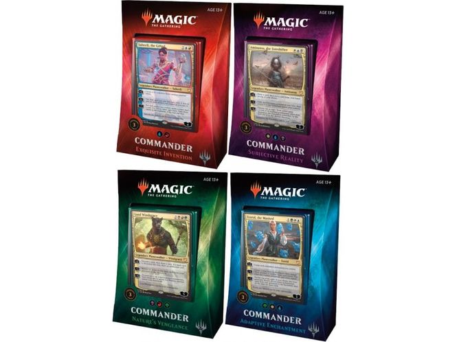 Trading Card Games Magic The Gathering - 2018 Commander Deck - Set of 4 - Cardboard Memories Inc.
