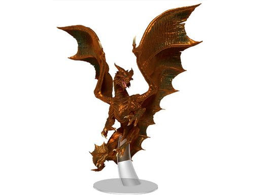 Role Playing Games Wizards of the Coast - Dungeons and Dragons - Icons of the Realms - Adult Copper Dragon - Cardboard Memories Inc.