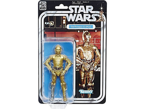 Action Figures and Toys Hasbro - Star Wars - The Black Series - 40th Anniversary - See-Threepio - C-3PO - Cardboard Memories Inc.