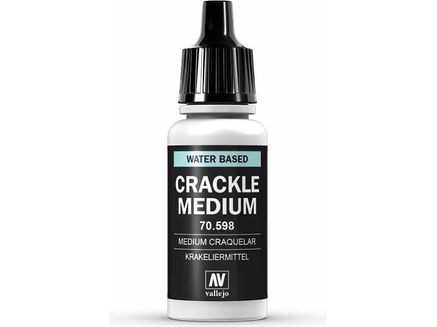 Paints and Paint Accessories Acrylicos Vallejo - Crackle Medium - 70 598 - Cardboard Memories Inc.