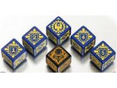 Dice Privateer Press - Warmachine - Cygnar - Faction Dice - SPWA45 - Cardboard Memories Inc.