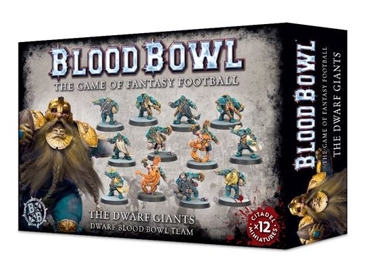 Collectible Miniature Games Games Workshop - Blood Bowl - Dwarf Team - Dwarf Giants - 200-17 - Cardboard Memories Inc.