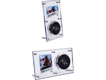 Supplies Ultra Pro - Clear Puck and Card Flip Display - 120pt - Cardboard Memories Inc.