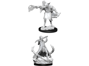 Role Playing Games Wizkids - Dungeons and Dragons - Nolzurs Marvellous Miniatures - Arcanaloth and Ultroloth - 90015 - Cardboard Memories Inc.