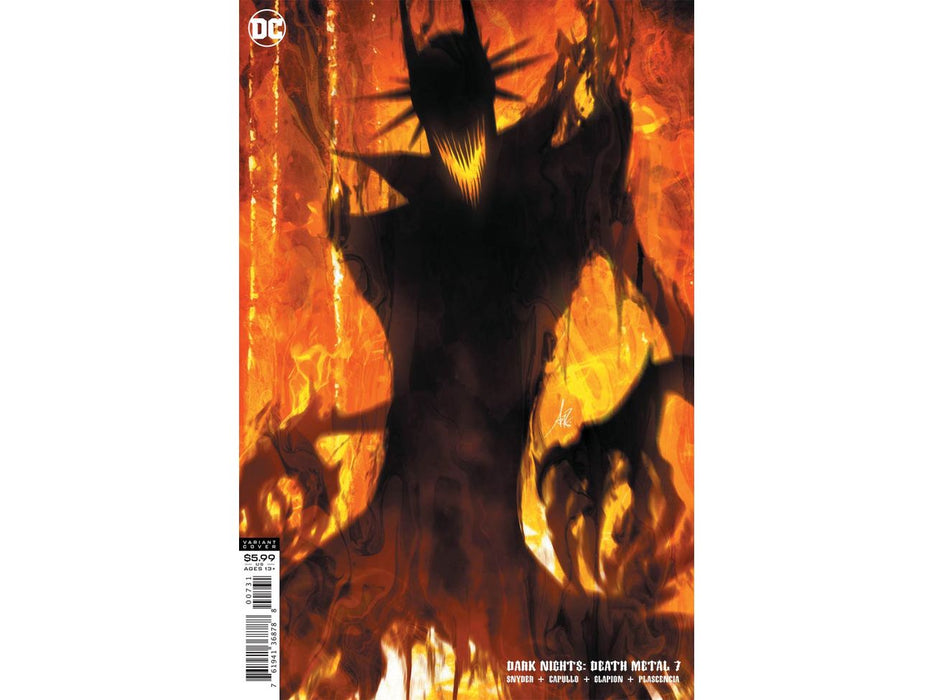 Comic Books DC Comics - Dark Nights Death Metal 007 of 7 - Batman Who Laughs Variant Edition (Cond. VF-) - 5736 - Cardboard Memories Inc.