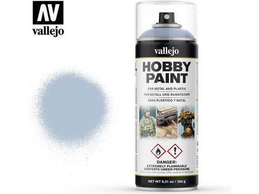 Paints and Paint Accessories Acrylicos Vallejo - Paint Spray - Wolf Grey - 28 020 - Cardboard Memories Inc.