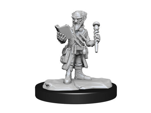 Role Playing Games Wizkids - Dungeons and Dragons - Unpainted Miniature - Nolzurs Marvellous Miniatures - Gnome Artificer Male - 90232 - Cardboard Memories Inc.