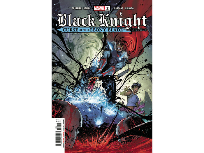 Comic Books Marvel Comics - Black Knight Curse Ebony Blade 002 of 5 (Cond. VF-) - 12273 - Cardboard Memories Inc.