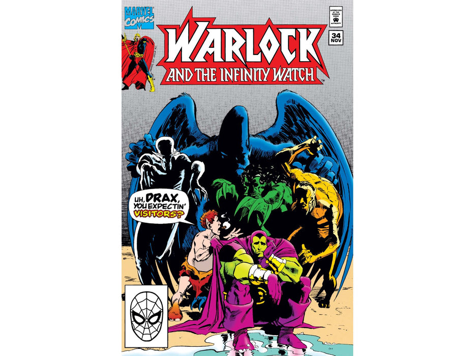 Comic Books Marvel Comics - Warlock and the Infinity Watch 034 - 5959 - Cardboard Memories Inc.