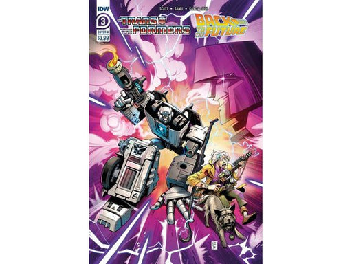 Comic Books IDW Comics - Transformers Back to the Future 003 (of 4) (Cond. VF-) - 17727 - Cardboard Memories Inc.