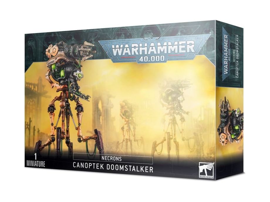 Collectible Miniature Games Games Workshop - Warhammer 40K - Necrons - Canoptek Doomstalker - 49-29 - Cardboard Memories Inc.