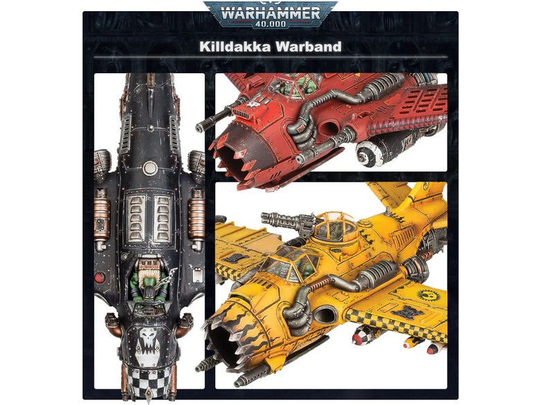 Collectible Miniature Games Games Workshop - Warhammer 40K - Orks - Battleforce - Killdakka Warband- 50-59 - Cardboard Memories Inc.