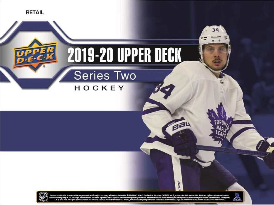 Sports Cards Upper Deck - 2019-20 - Hockey - Series 2 - 12 Box Hobby Case - Cardboard Memories Inc.